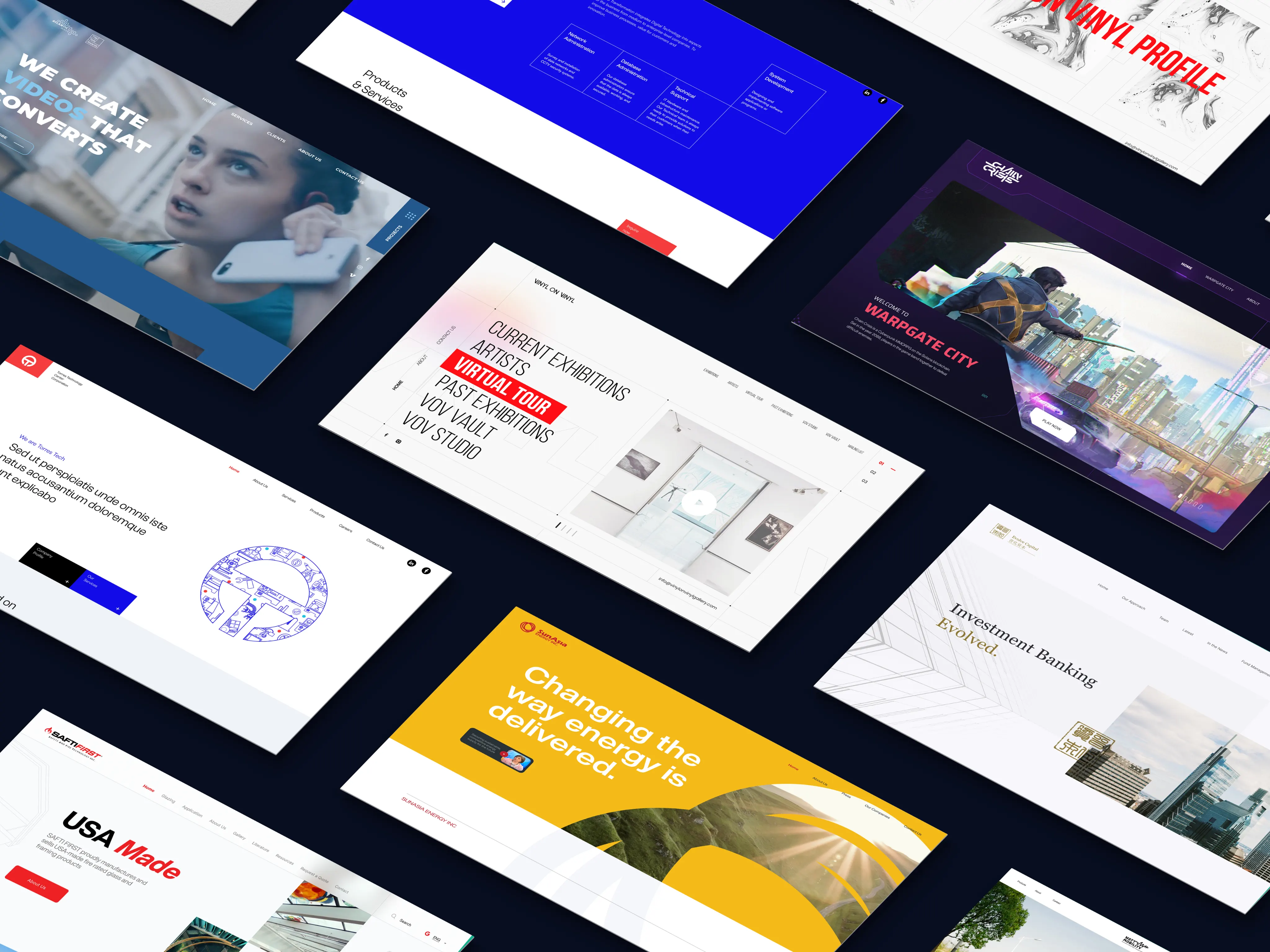 Cuve design work showcase